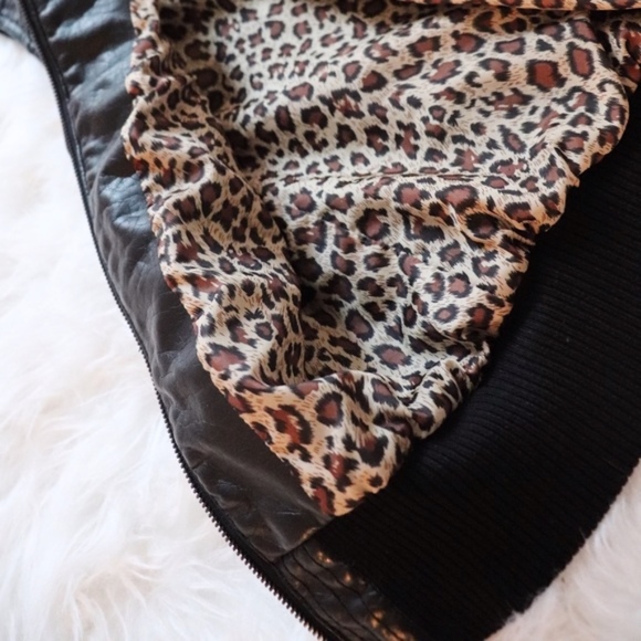Therapy Black & Leopard Hooded Vest - 4 for $20! - Picture 7 of 8
